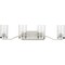 Progress Lighting Lassiter Collection Brushed Nickel Four-Light Bath P300259-009 - alternate 1